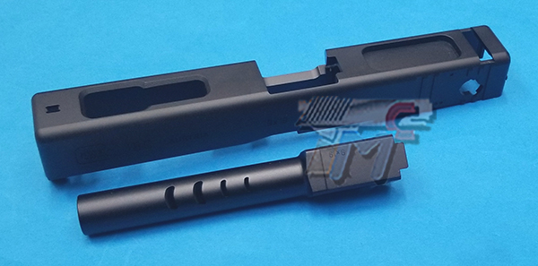 Detonator Aluminum Slide Set for Marui Glock 18C GBB (Black)(2022Ver.) - Click Image to Close